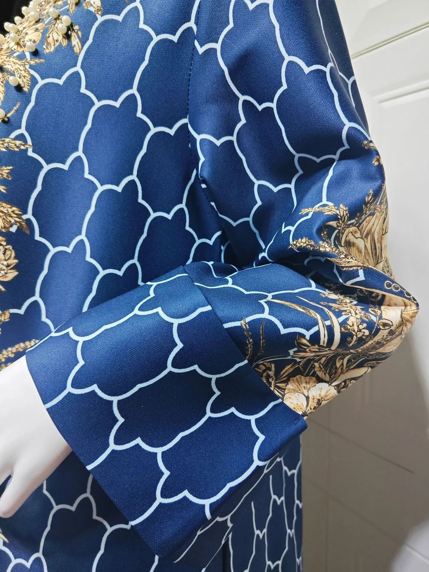 Muslim Dress Women Abaya for Eid Diamond Party Dresses Arab Long Robe Print Abayas Dubai Morocco Kaftan Islam Jalabiya Vestidos