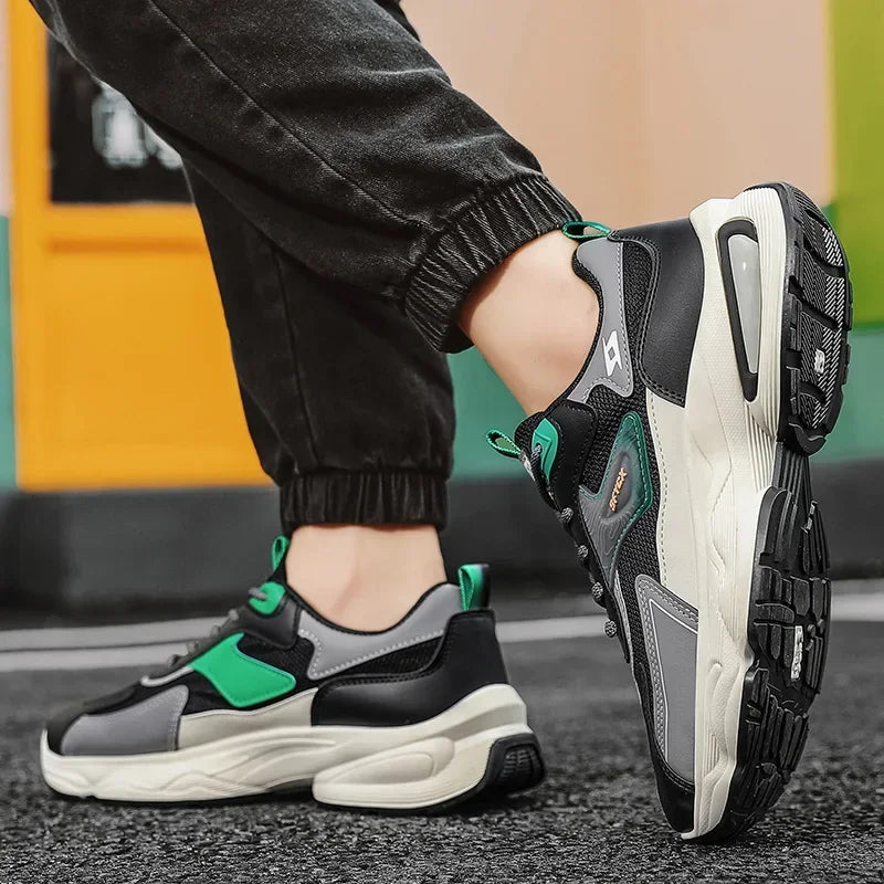 2025Men Walking Shoes Flat Outdoor Jogging Mesh Sports Breathable Wear-resistant Comfortale Casual Tennis Shoes for Men