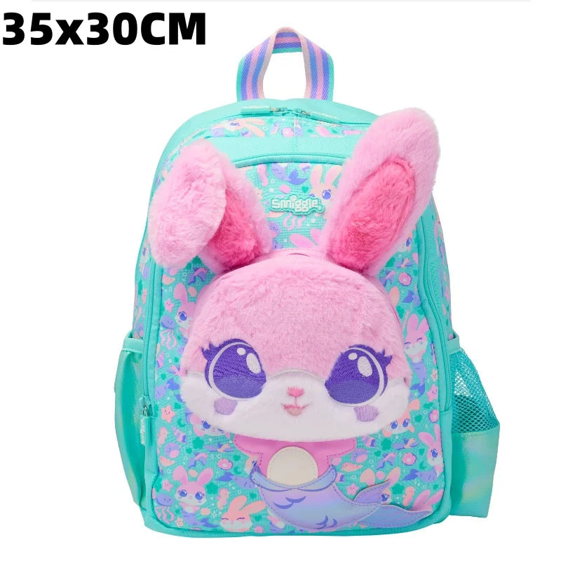 Genuine Australia Smiggle Backpack School Bag Cute Rabbit Cartoon Series Anime Backpack Student Gift Separate Purchases