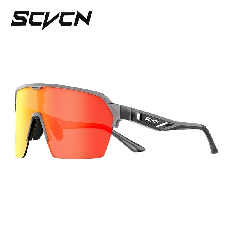 SCVCN New Outdoor Sunglasses Men Road Driving Bike Cycling Glasses Sports Hiking Running Women Bicycle Cycling UV400 Goggles