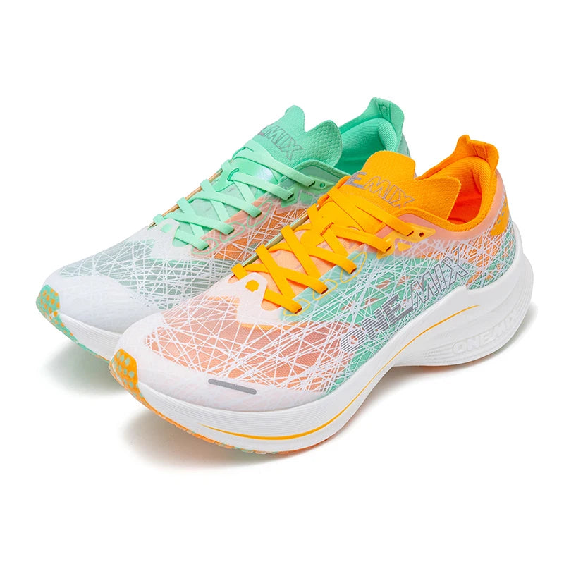 ONEMIX 2025 New Carbon Plate Marathon Running Shoe Pro Tests Stable Support For Shock-absorbing Ultralight Bounce Sneakers