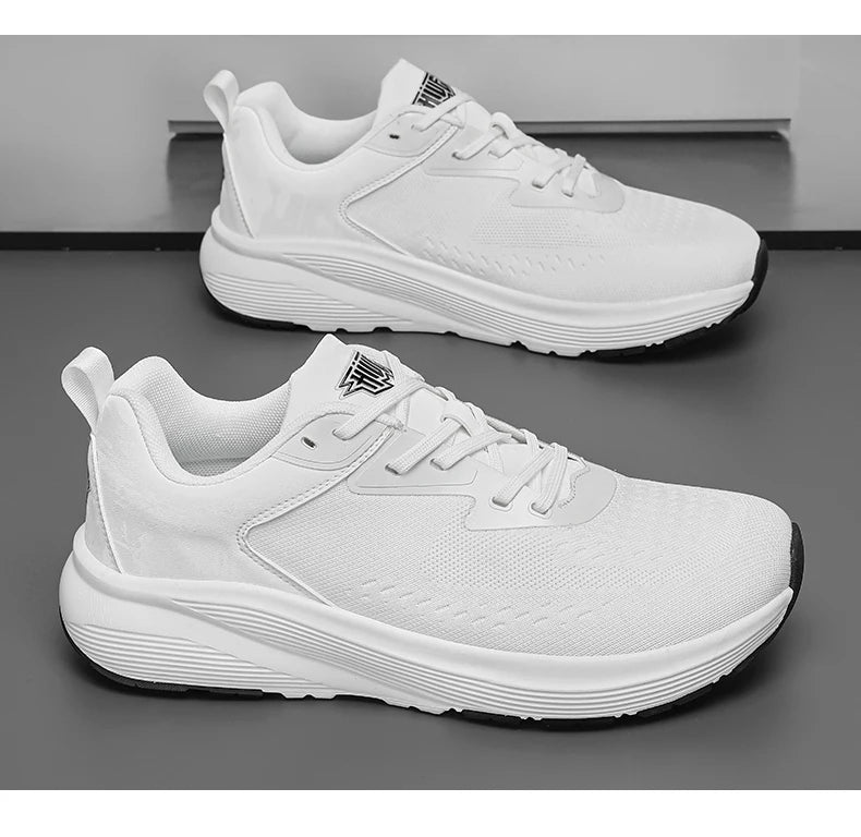 Couples breathable mesh casual sports shoes summer new non-slip outdoor running shoes plus size light men and women's sneakers