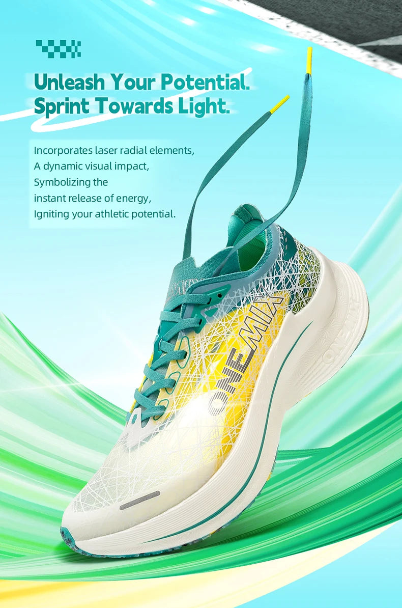 ONEMIX 2025 New Carbon Plate Marathon Running Shoe Pro Tests Stable Support For Shock-absorbing Ultralight Bounce Sneakers