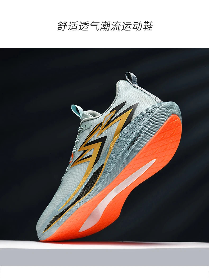 Carbon Plate Marathon Men Sports Running Shoes Air Cushion Lightweight Women Athletic Gym Sneakers Hiking Jogging Footwear