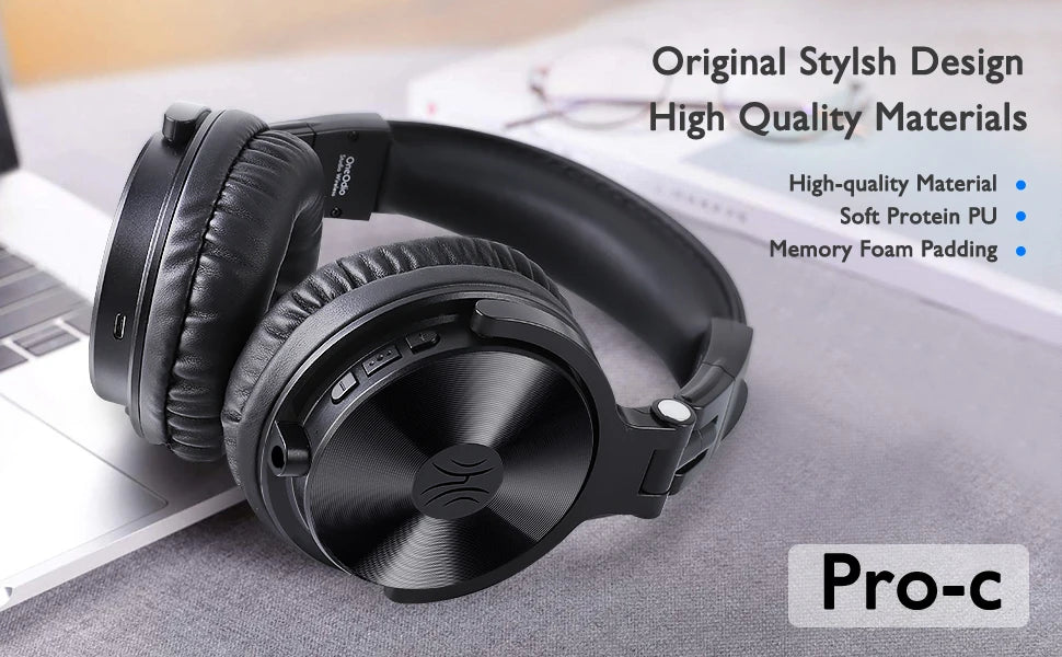 Oneodio Wireless Headphones Bluetooth 5.2 Headset Over Ear Stereo Super Bass Earphones With Microphone For Phone PC Sport