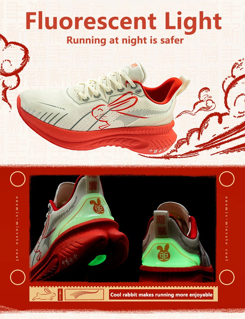 ONEMIX 2025 New Sneakers Buffer Running Shoes Heavyweight Runners Men Non-slip Breathable Lightweight Outdoor Sport Shoes