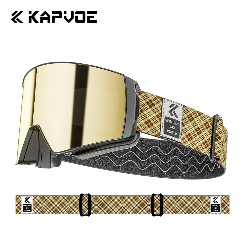 Kapvoe New Outdoor Sunglasses Bike Cycling Glasses Men Women UV400 Snow Goggles MTB Bicycle Cycling UV400 Ski Goggles