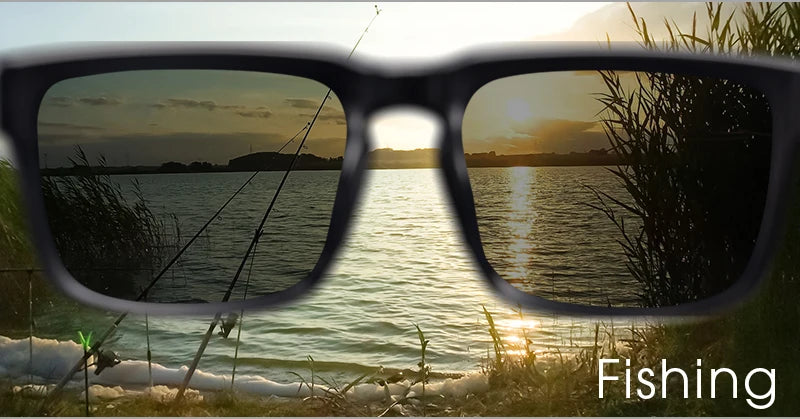 Kapvoe Fashion Polarized Fishing Sunglasses Men Outdoor Sport Eyewear Bicycle Cycling Glasses Women MTB Road Bike UV400 Goggles