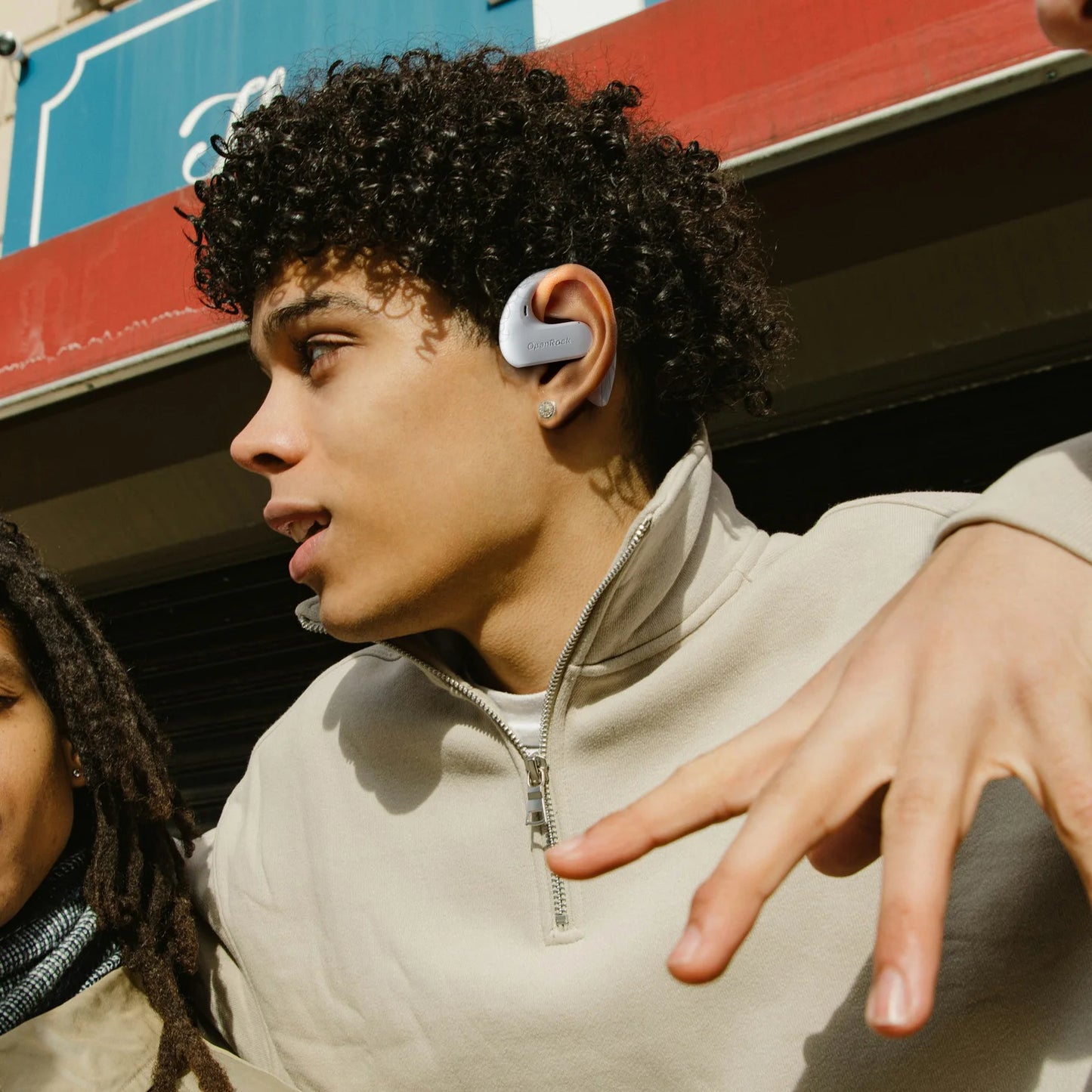 Oneodio OpenRock S Air Conduction Bluetooth 5.3 Earphones Open Ear Wireless Headphones Sports Earbuds TWS With 4 AI Mics 60Hr