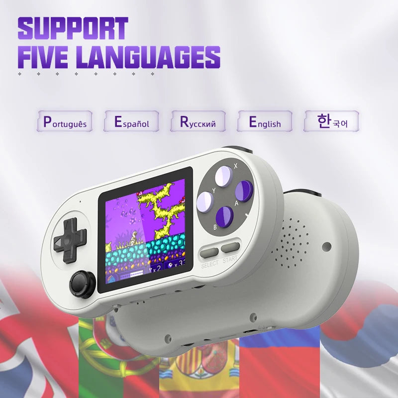 VILCORN SNPRO Retro Handheld Game Console Machine Portable Video Game Player for SNES GBA SEGA 10000 Game Controller with Rocker