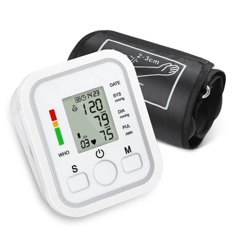 🩺 LINGKUN Digital Arm Blood Pressure Monitor
Automatic Tonometer | Heart Rate & Pulse Meter | Arm Sphygmomanometer | Oximeter Function
