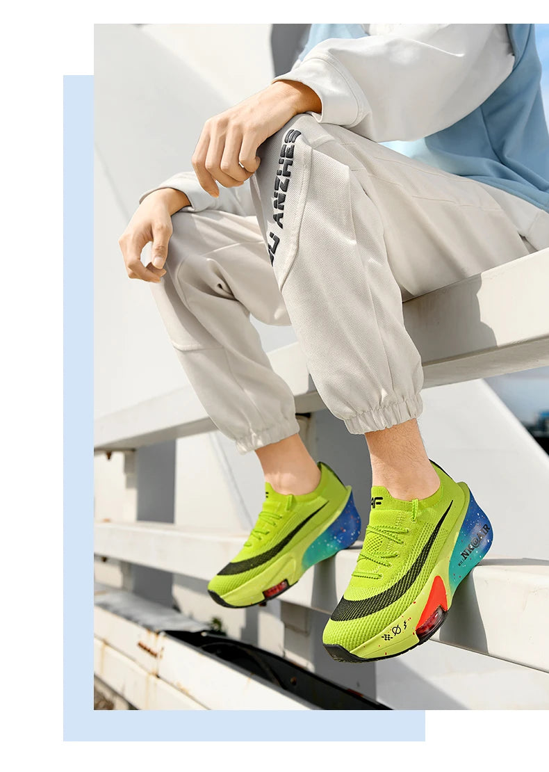 Running Shoes Speciality Air cushion Marathon Men Sports Breathable Lightweight Women's Comfortable Athletic Nonskid Sneakers