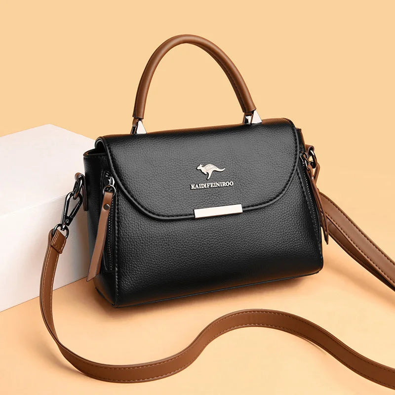 High Quality Pu Leather Casual Crossbody Shoulder Bags for Women 2023 New Luxury Purses and Handbags Women Bags Designer Totes