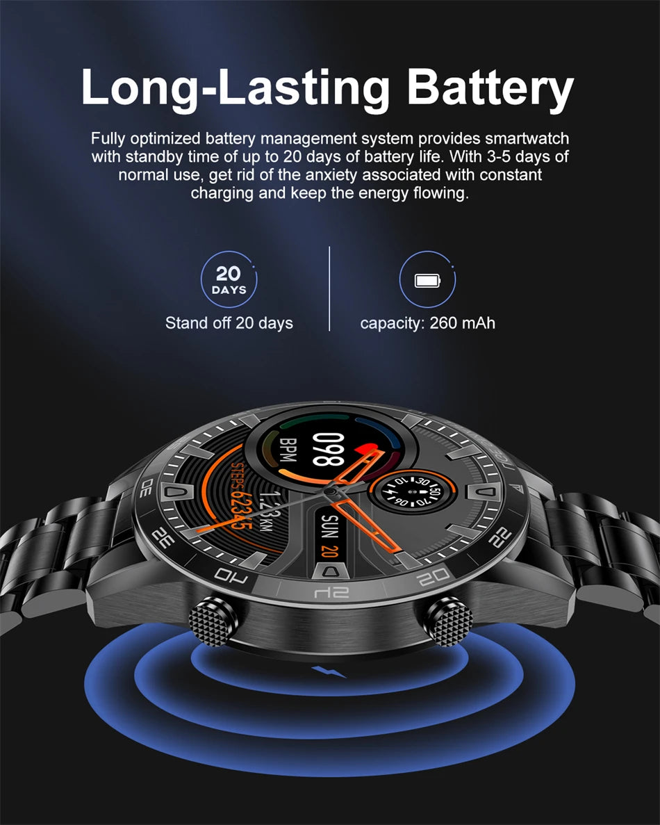 LIGE New BW0189 PRO Smart Watch Men Bluetooth Call Watch IP67 Waterproof Sports Fitness Watch For Android IOS Men Smart Watch