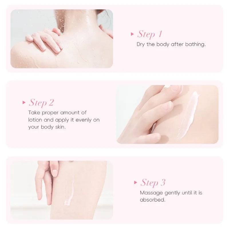 Cherry Blossom Body Cream 200g Moisturizing Lotion Daily Skin Care Essential Holiday Gift Idea