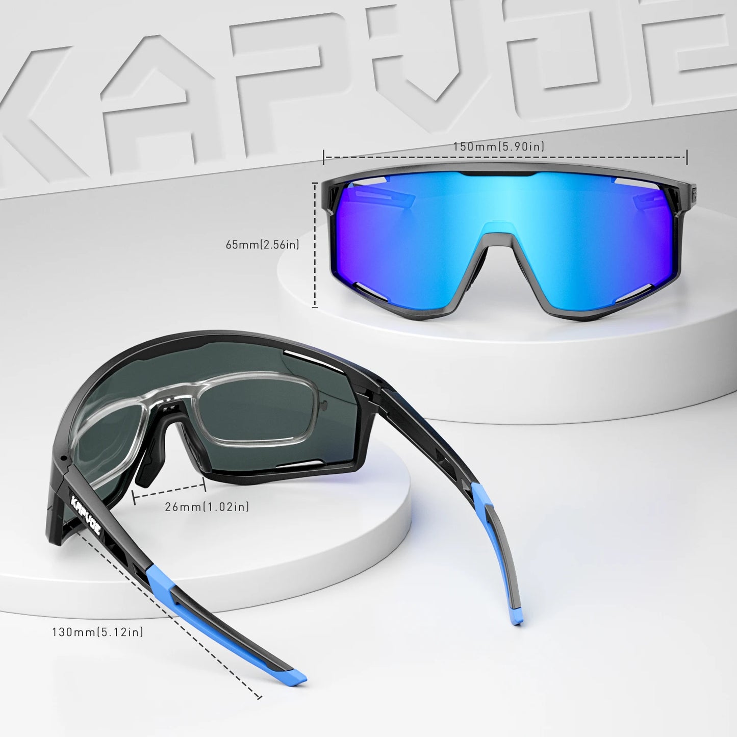 Kapvoe Polarized Sunglasses for Men Women Luxury Sun Glasses Baseball Driving Fishing Cycling Golf Bike Glasses Fashion Shades