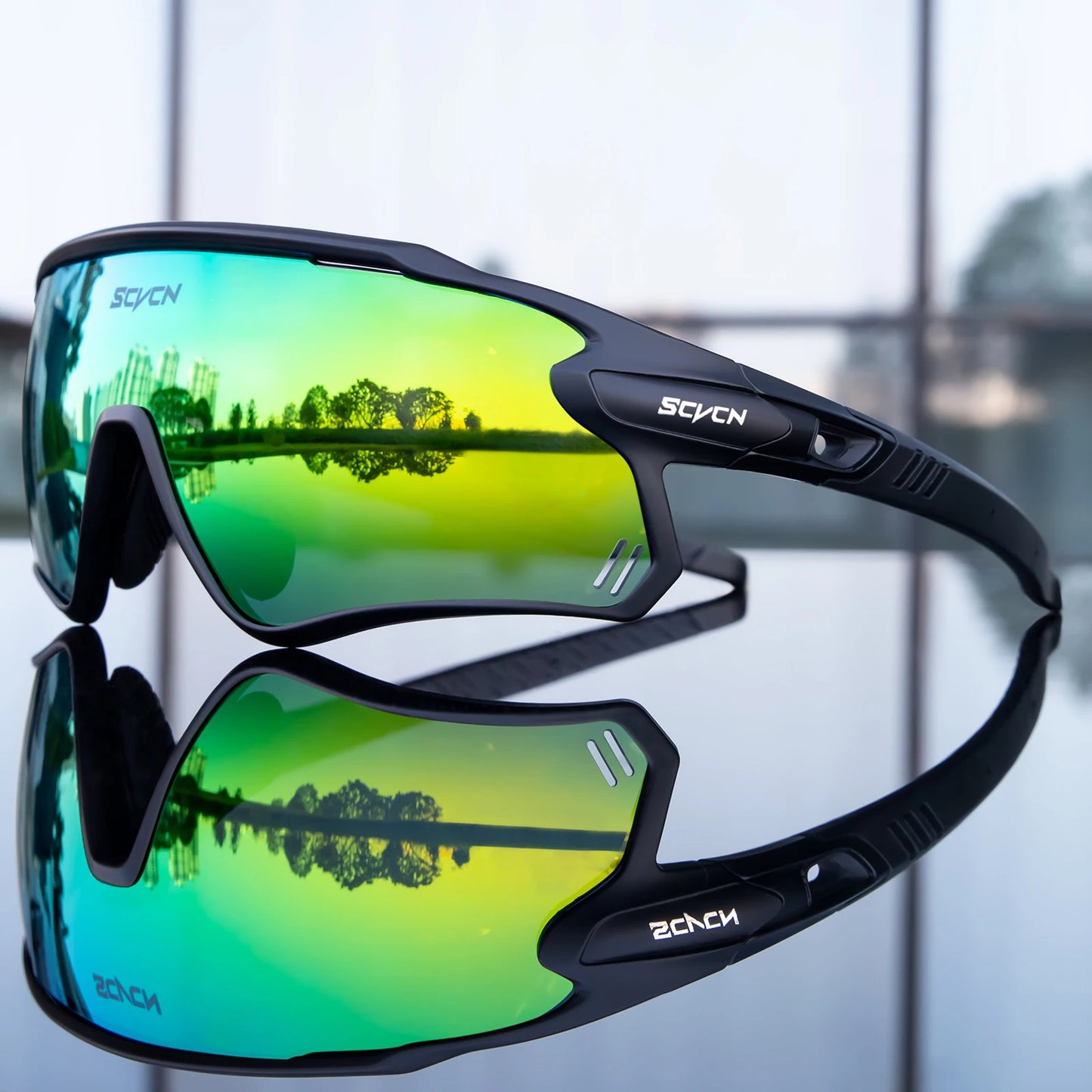 SCVCN MTB Road Bicycle Riding Glasses Men Outdoor Sports Bike Cycling Sunglasses Woman Running Hiking Eyewear UV400 Goggles hot