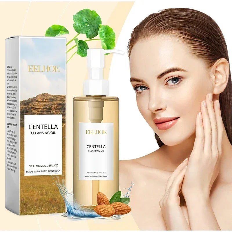 Centella Asiatica Makeup Remover Lightweight Refreshing And Gentle Face Cleansing Oil Lip And Eye Cosmetic Removal Cleaning