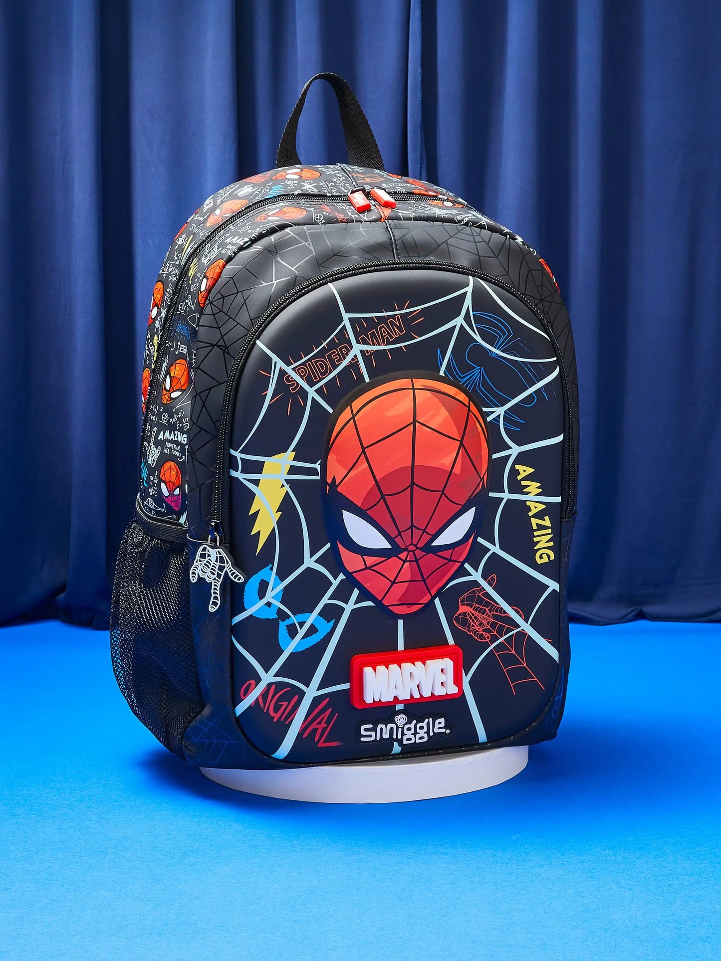 Smiggle Marvel Spider-man Children Stationery Student School Bag Lunch Bag Lunch Box Wallet Pencil Box Water Cup Student Gift