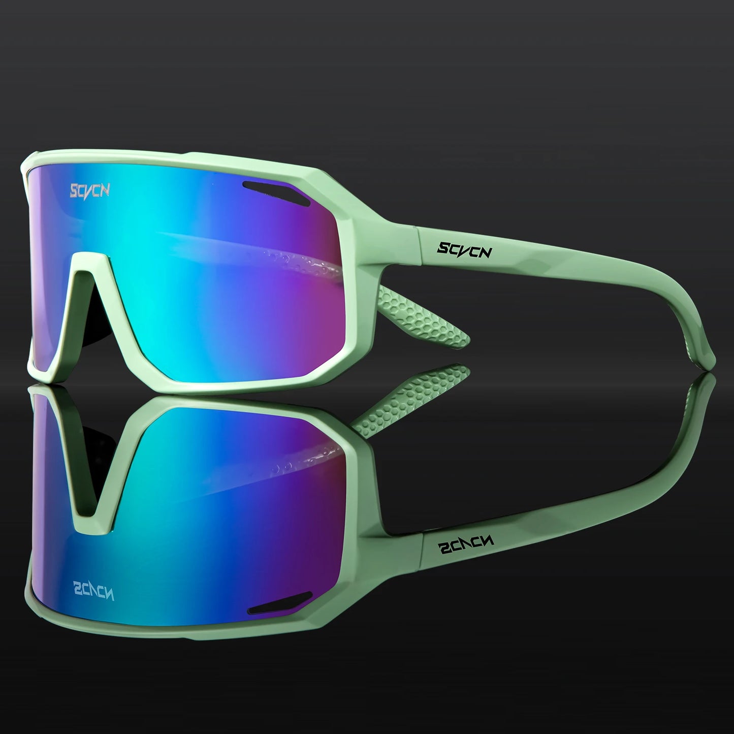 SCVCN Outdoor MTB Driving Glasses Cycling Sunglasses UV400 Women Sports Running Eyewear Men Road Bicycle Glasses Bike Goggles