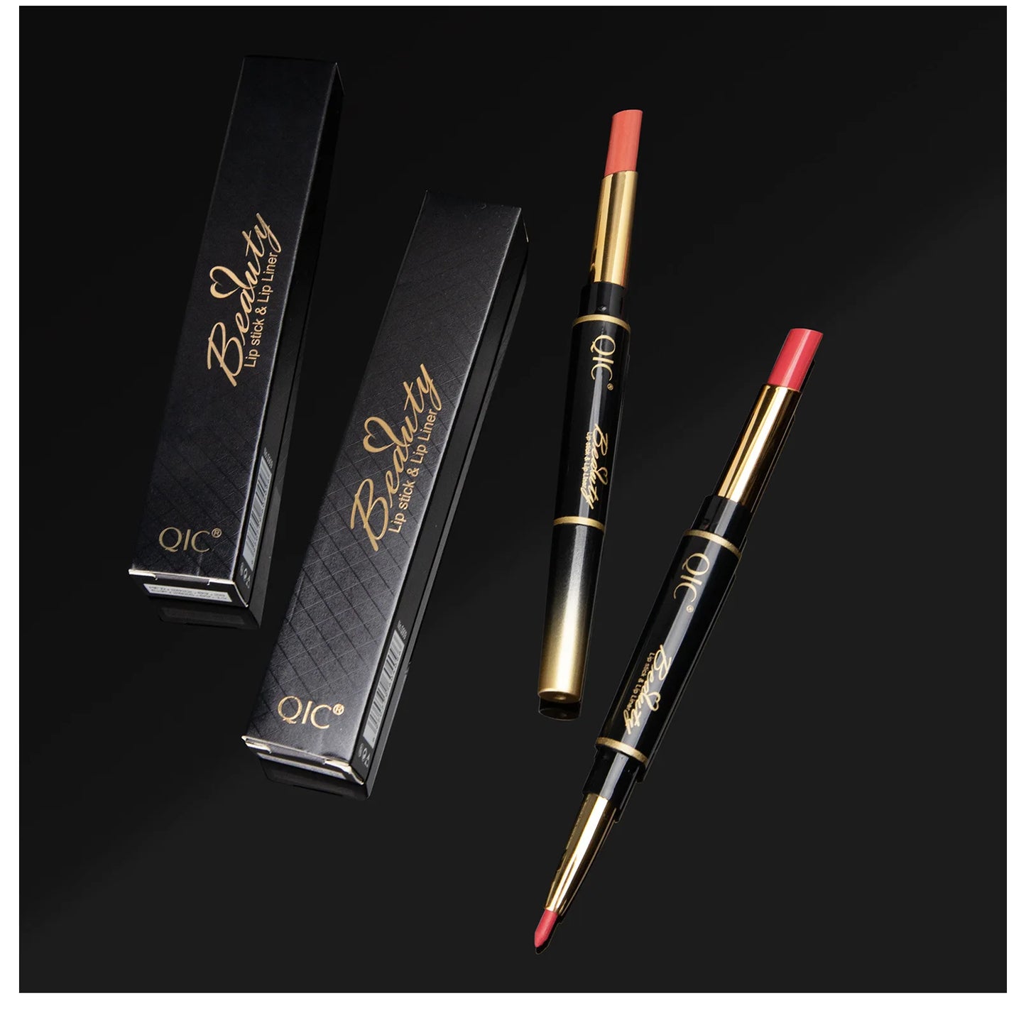 2 IN 1 Lip Liner Waterproof Nude Matte Lipstick Pencil Sexy Red Long Lasting Double Ended Lipliner Makeup Cosmetics For Women
