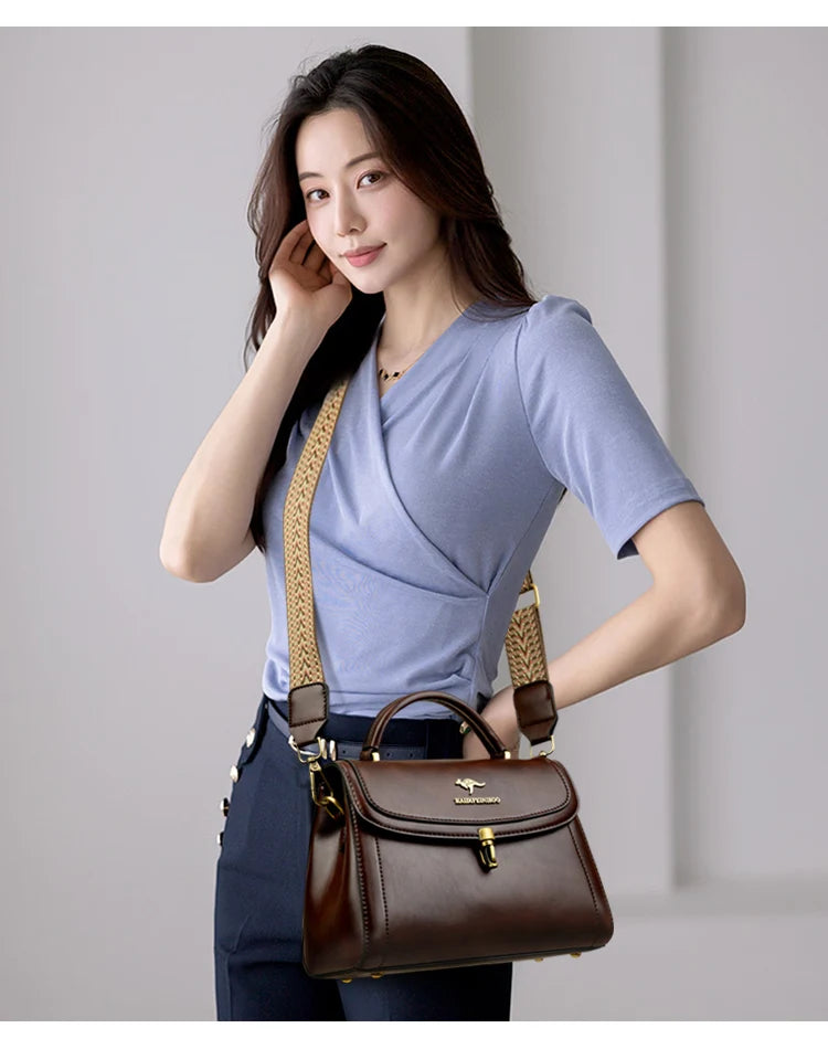 2024 High Quality Ladies Handbag And Purse Casual Totes Messenger Bag Fashion Leather Designer Crossbody Shoulder Bags For Women