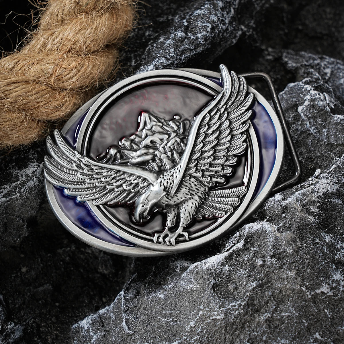 Western style plate buckle belt metal buckle one belt buckle
