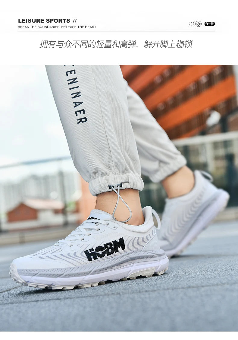 Marathon Shoes Men Casual Sneakers Man Trail Running Sports Shoe Mountain Marathon Shoe Outdoor Comfy Athletic Trekking Sneakers