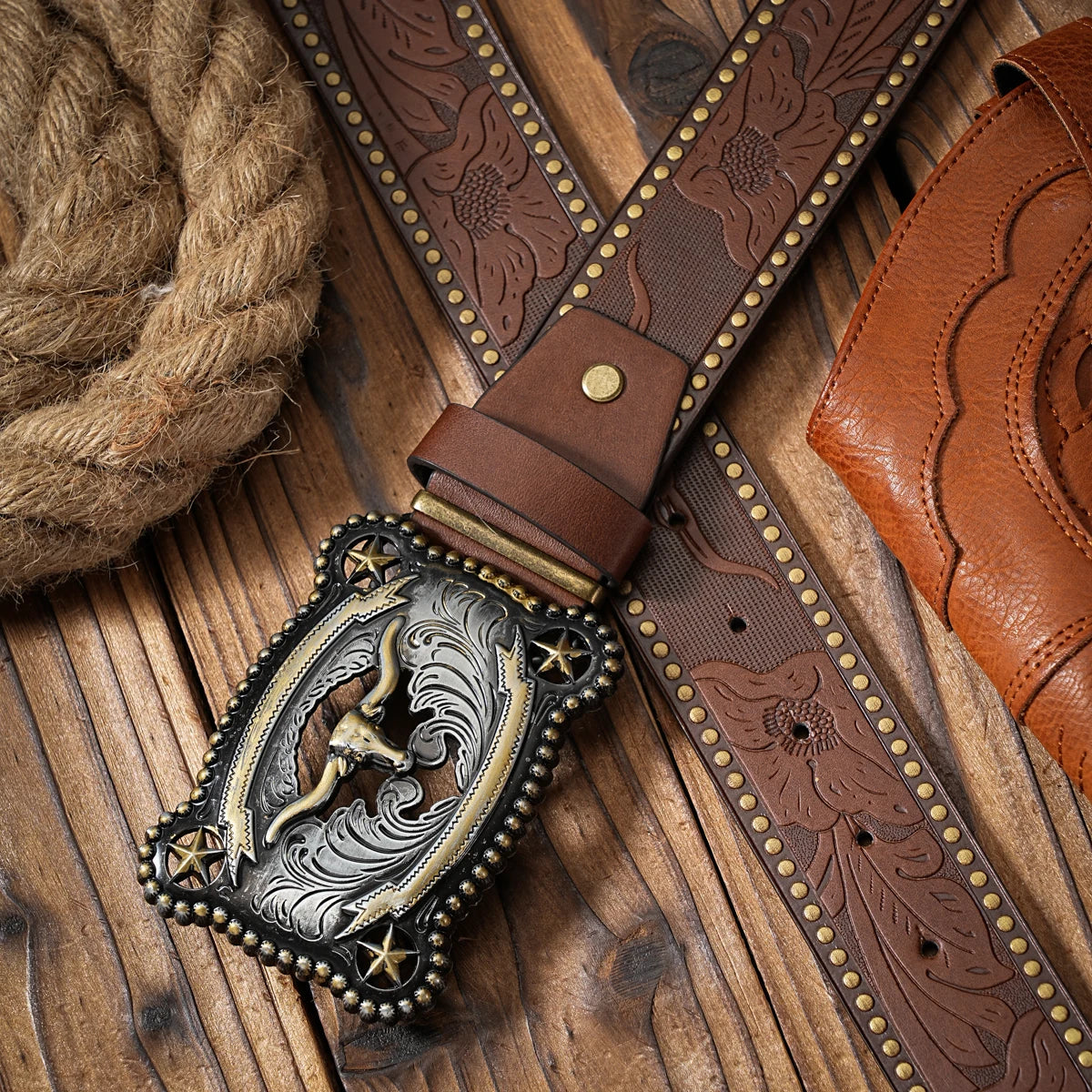 Vintage meets fashion! Alloy buckle PU belt, suitable for both men and women, to create a personalized Western style