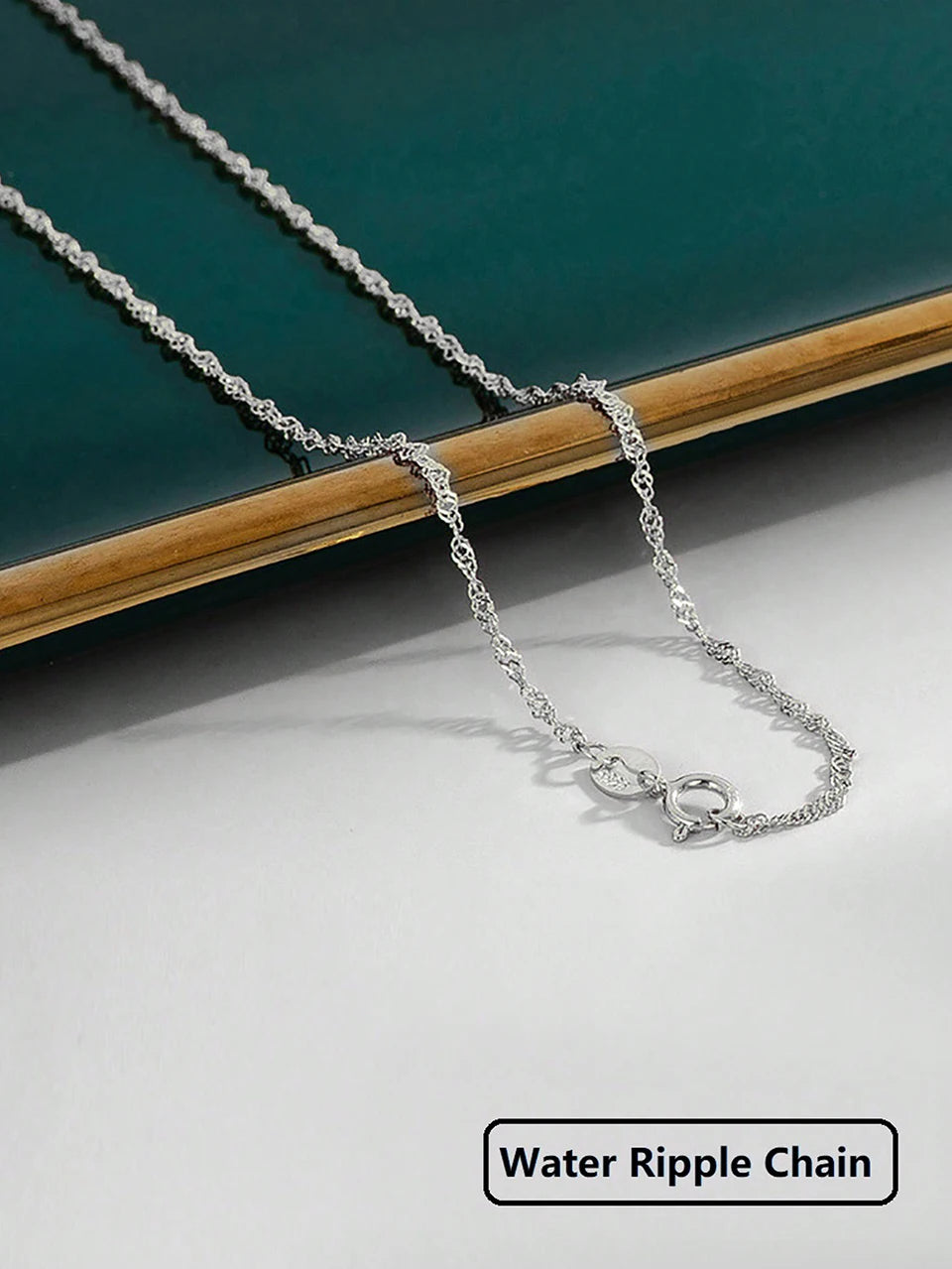 GRA 18K Gold Minimalist Box Snake Chain Necklace for Women Gift 40cm 45cm Choker Real 925 Sterling Silver Fashion Fine Jewelry