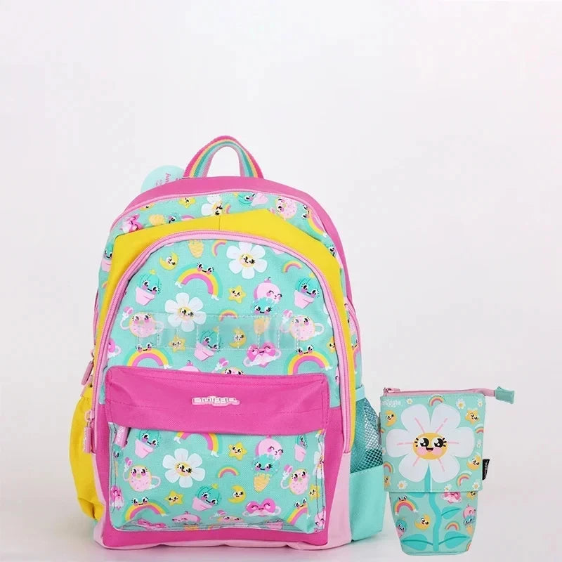 Genuine Australia Smiggle Backpack Sunflower School Bag Cartoon Series Anime Backpack Student Gift Separate Purchases