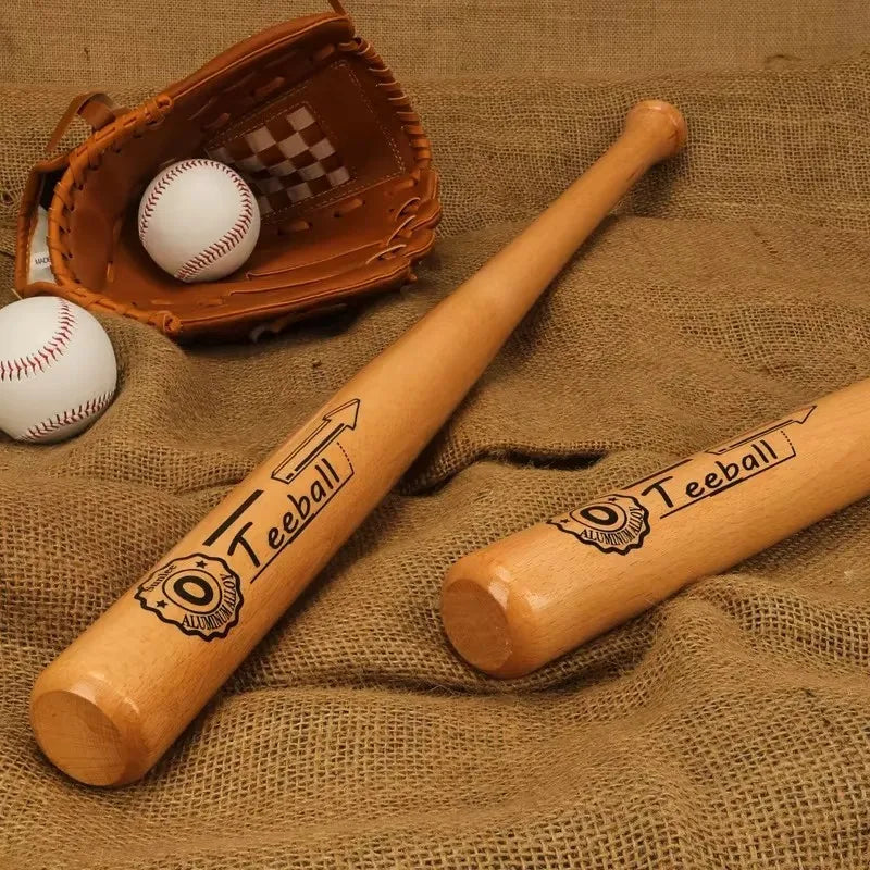 Professional Hardwood Baseball Bat 21-29 Inch Solid Wood for Sports Training Home Car Defense Personal Self-Defense