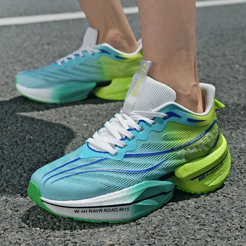 Sneakers for Men Summer Full-length Carbon Plate Running Shoes Lightweight Outdoor Non-slip Training Shoes Men's Tennis Shoes