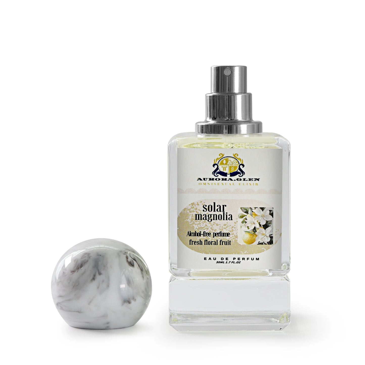 Jade Orchid Perfume Oil 50mL for Women Alcohol-Free Floral Scent Long-Lasting Skin Sensitive White Orchid Bergamot Musk Perfume