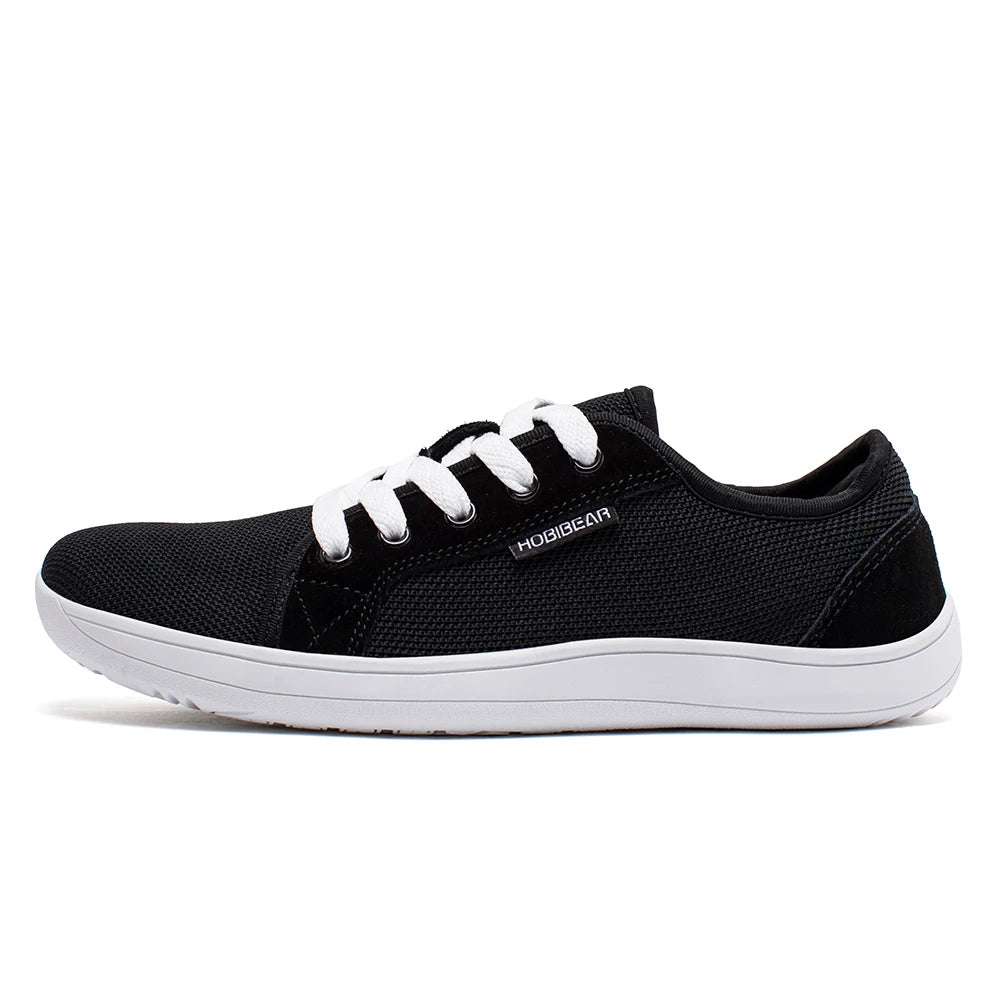 HOBIBEAR Wide Barefoot Shoes for Unisex Outdoor Running Zero Drop Casual Sneaker Minimalist Shoes