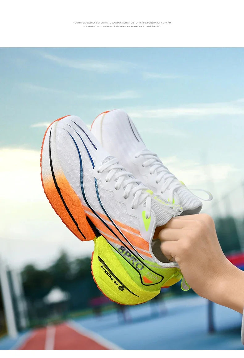 Marathon Sports Running Shoes Men Breathable Lightweight Women's Comfortable Athletic Nonskid Leisure Outdoor Hiking Sneakers