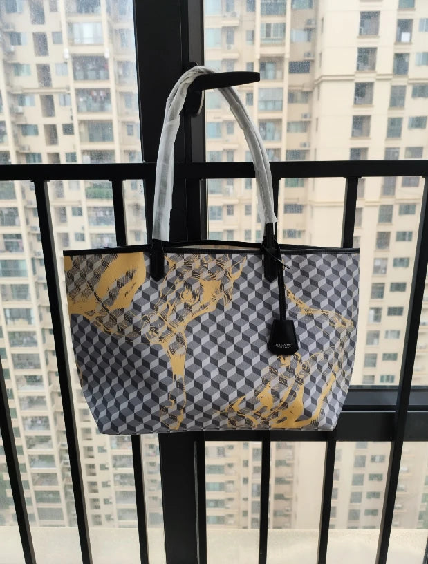 LOUP NOIR New Tote Bag for Women Famous Brands Bag Large Capacity Shoulder Women Bags LOUP NOIR Bag High Quality Casual Totes