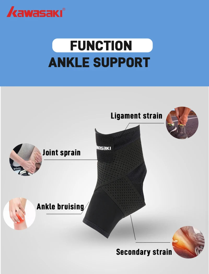 Kawasaki Adjustable Compression Ankle Protector For Sprain Ankle K1E00-A3610