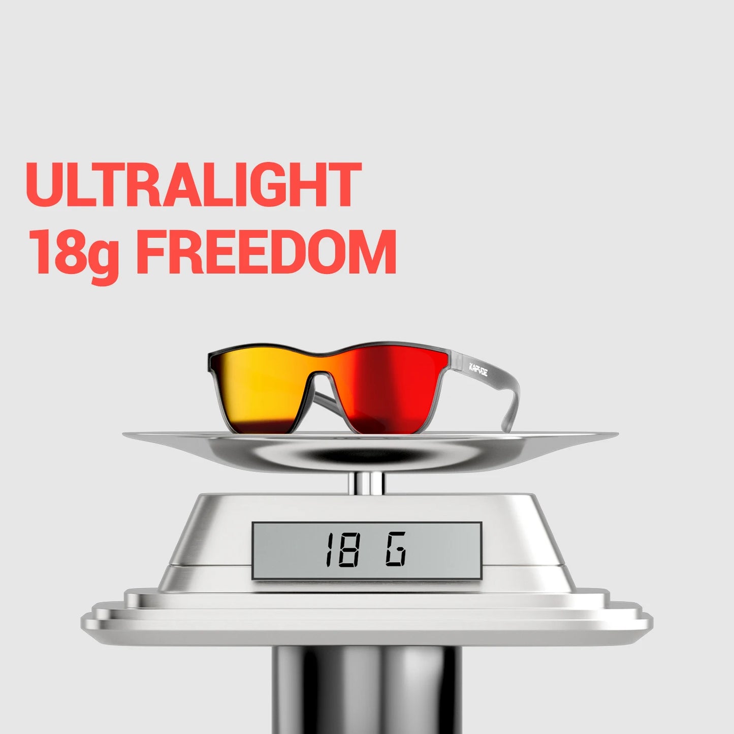 Kapvoe Polarized Outdoor Road Marathon Sports Cycling Glasses Men Women Riding Cycling Sunglasses UV400 Cycling Running Goggles