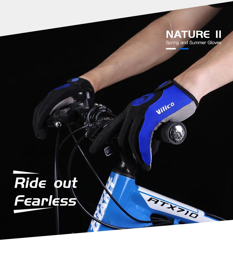 New Outdoor Touch Screen Slip-Proof Gloves Hiking Cycling Mountaineering Men Women Thin Full Finger Camping Gloves
