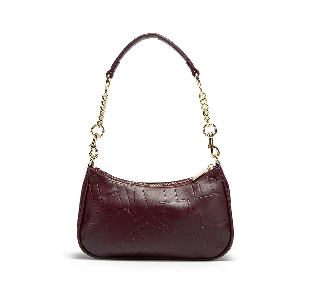 Women’s Classic PU Leather Tote Handbag – Retro Luxury Design