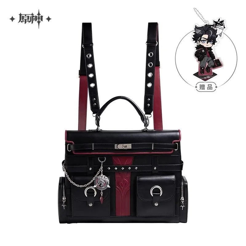 Genshin Impact Wriothesley Anime Cosplay Shoulder Bag – Impression Series Halloween Cartoon Accessories
