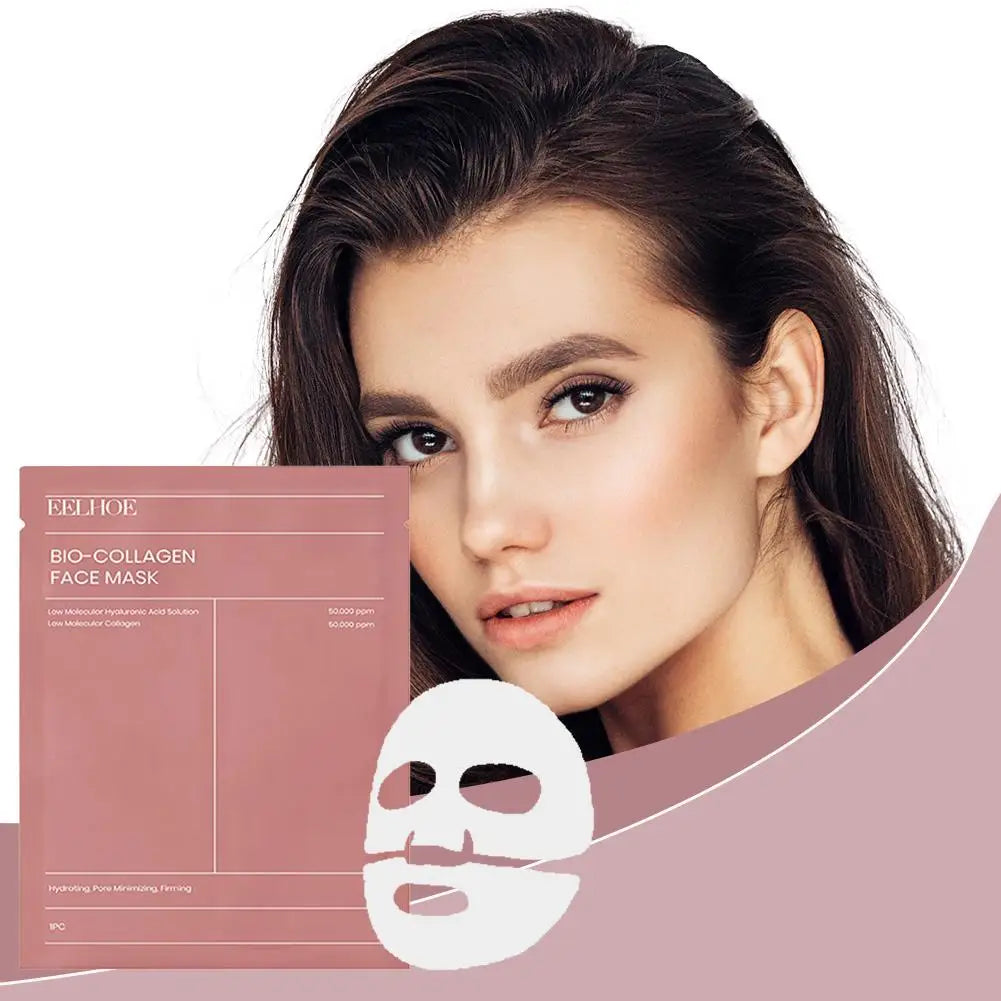 Bio-Collagen Face Mask Collagen Protein Hydrogel Soft Gel Mask Deep Moisturizing For Women Skin Care Products