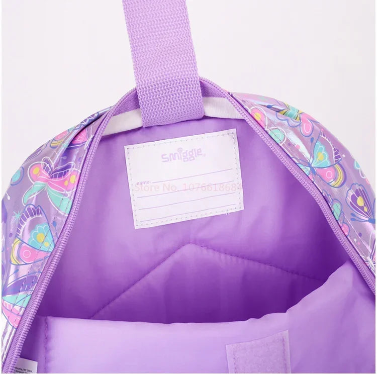 Genuine Australia Smiggle Backpack Butterfly School Bag Cartoon Series Anime Backpack Student Gift Separate Purchases