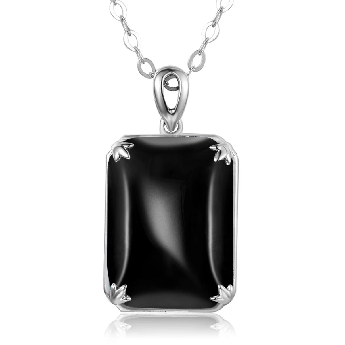 100% Real Silver 925 Necklace Pendant Aquamarine Women Jewelry Birthday Party Banquet Girl Accessories 2022 New Trendy