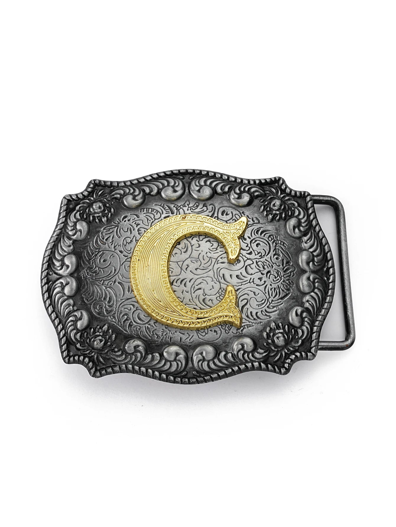 Western Cowboy letter belt buckle - stylish and unique stylish waist accessory