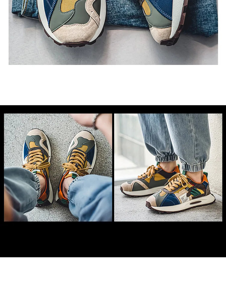Trendy Men's Casual Running Shoes 2025 New Quality Fashion Sneakers for Mens Mesh Outdoor Tennis Training Shoes Tenis Masculino