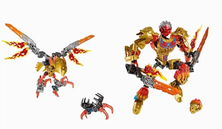 Bionicle Warriors Skull Action Figures Collection Building Blocks Umarak Uxar Mask Master Storm Beast Anime Bricks Toy Kid Gifts