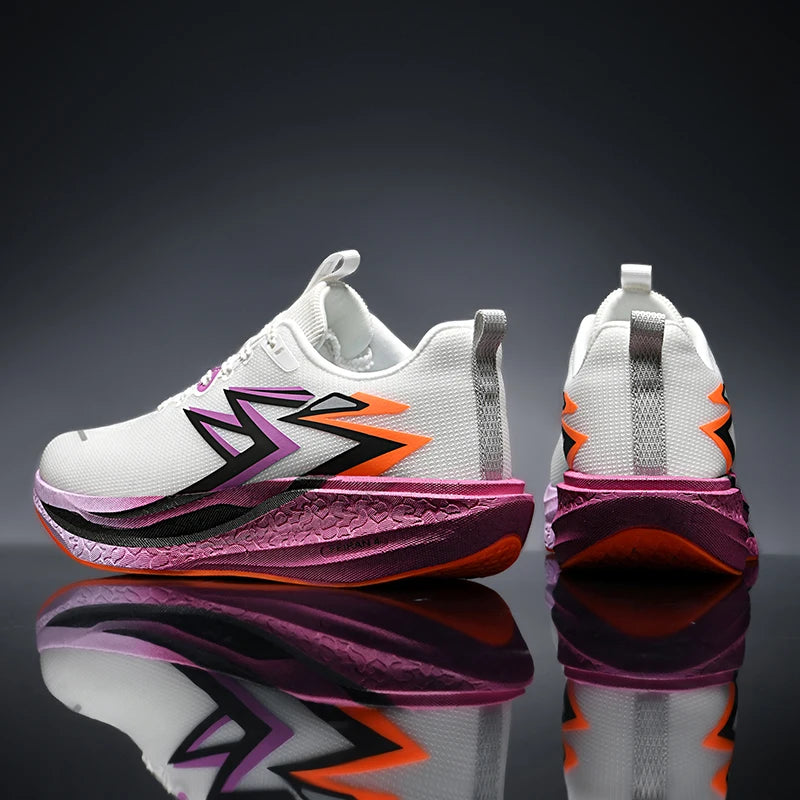 Carbon Plate Marathon Men Sports Running Shoes Air Cushion Lightweight Women Athletic Gym Sneakers Hiking Jogging Footwear