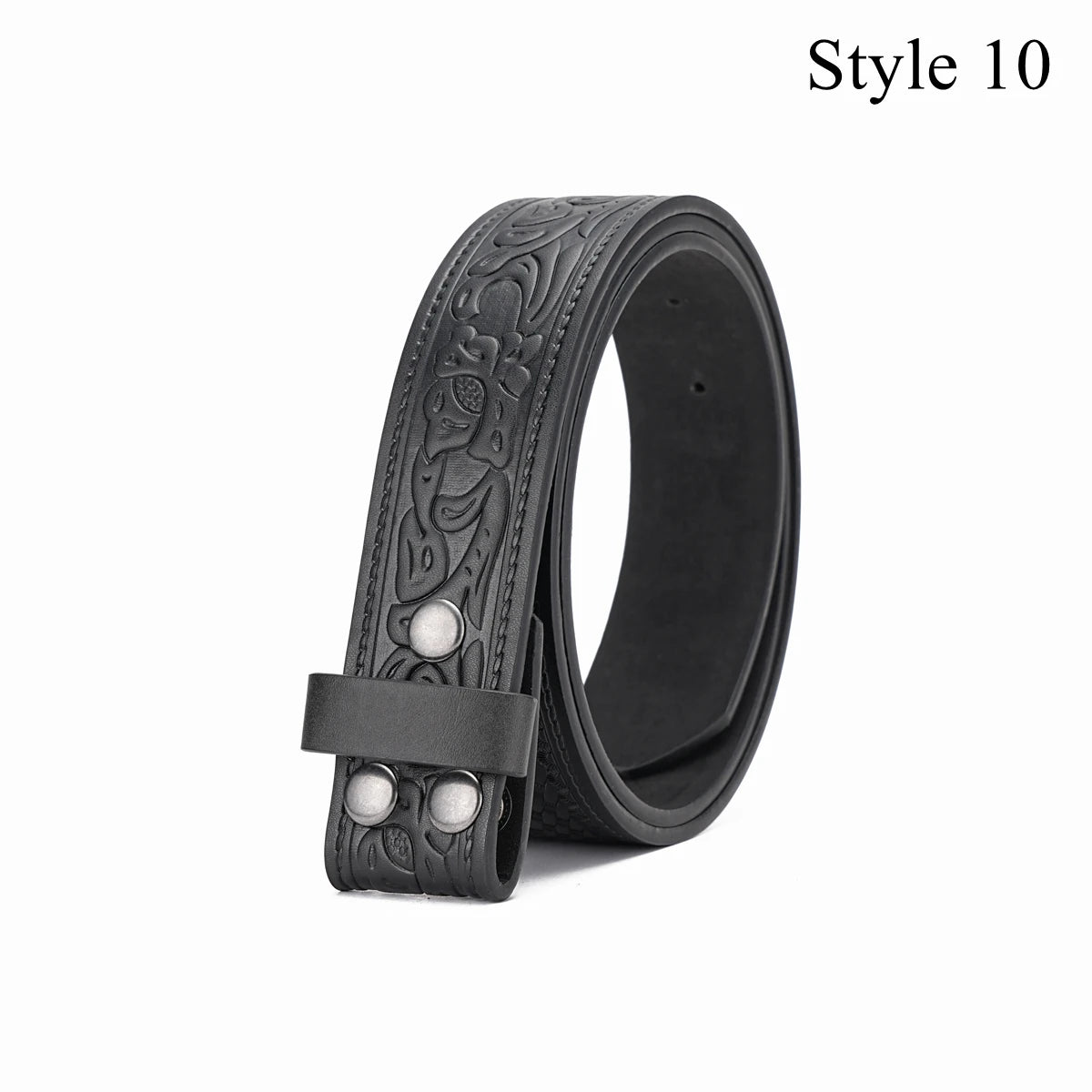A Multi-color Pattern Pu Belt (Without Buckle) Can Be Changed Buckle for Men and Women